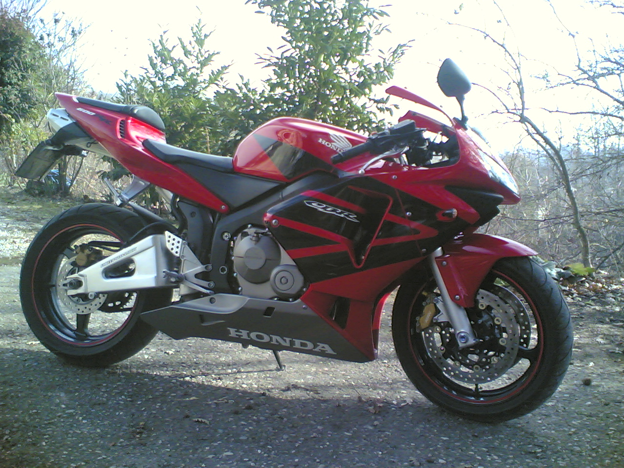 Sfondo honda cbr 600rr rossa #3