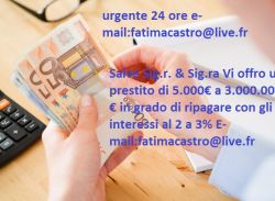 Offerta di prestito natalizio veloce 24 ore : fatimacastro@live.fr